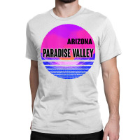 Vintage Paradise Valley Shirt Vaporwave Arizona Classic T-shirt | Artistshot