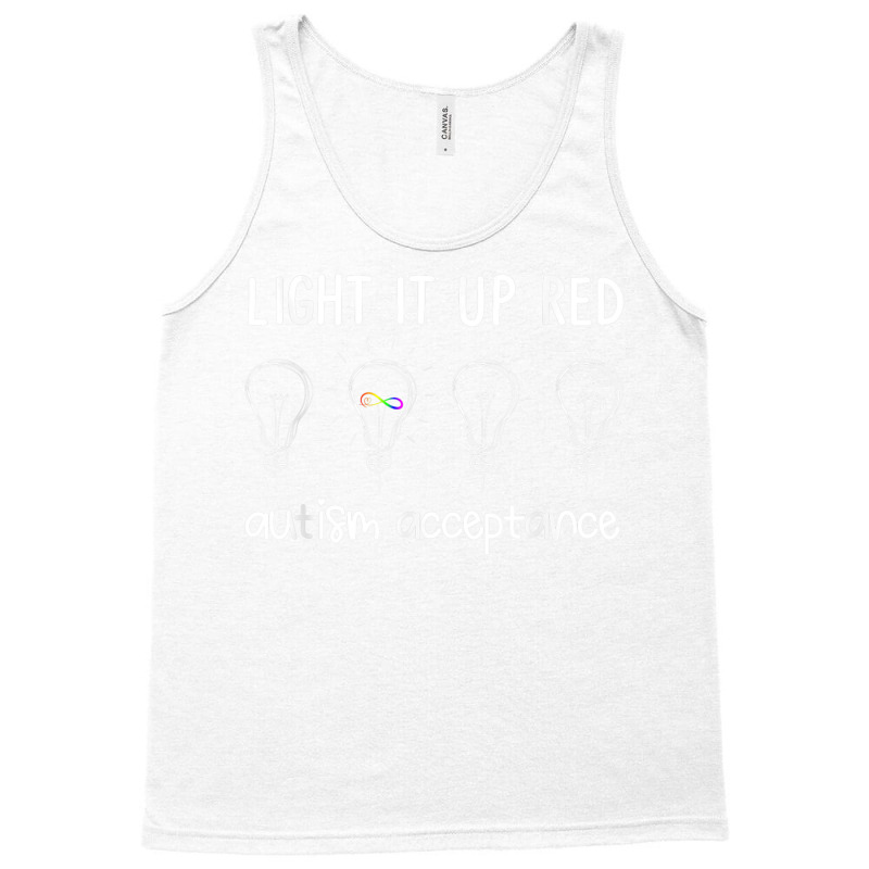 Wear Red Instead Autism Acceptance In April 2022 T Shirt Tank Top by NatalieRoseHeinz | Artistshot