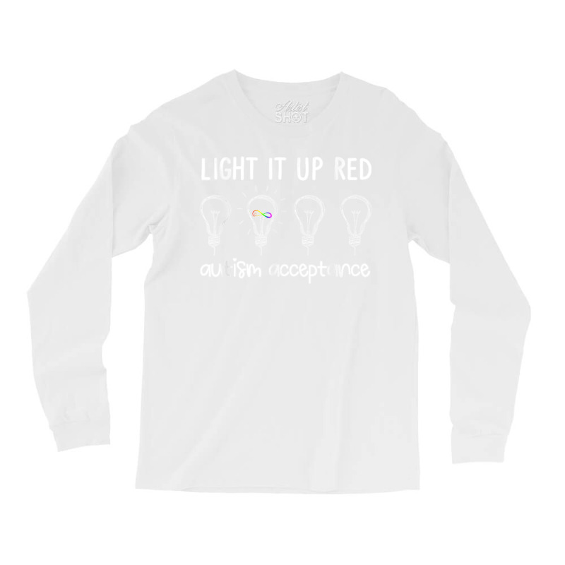 Wear Red Instead Autism Acceptance In April 2022 T Shirt Long Sleeve Shirts by NatalieRoseHeinz | Artistshot