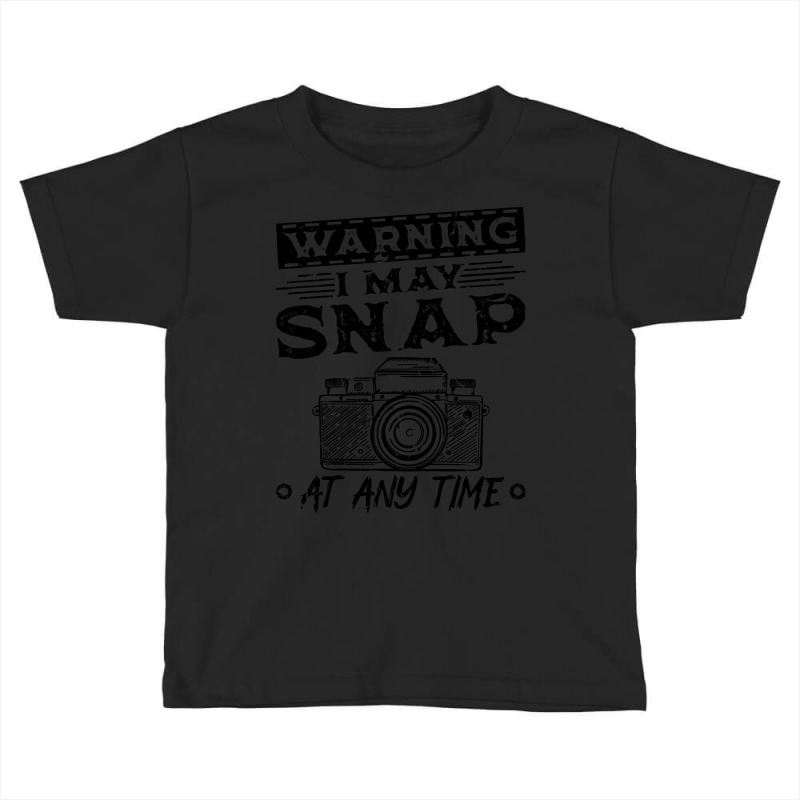 Photographer Gift Idea T  Shirt Camera Women Men Photographer Photogra Toddler T-shirt by sengeryasmin | Artistshot