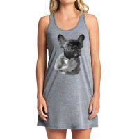 Bulldog With Sideburns T Shirtbulldog With Sideburns T Shirt Tank Dress | Artistshot