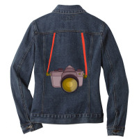 Photographer Gifts T  Shirt Photographic Camera T  Shirt Ladies Denim Jacket | Artistshot