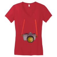 Photographer Gifts T  Shirt Photographic Camera T  Shirt Women's V-neck T-shirt | Artistshot