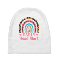 Cute Early Head Start Rainbow   Pre K Teacher   School Team T Shirt Baby Beanies | Artistshot