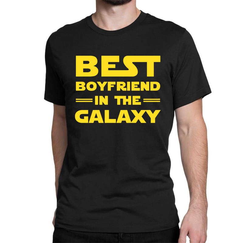 Best Boyfriend In The Galaxy Classic T-shirt by qimanariski | Artistshot