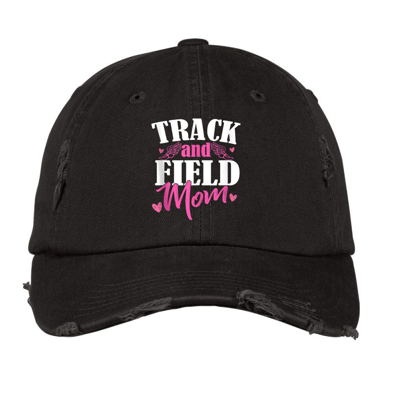 Track & Field Mom Sports Running Proud Mother's Day Tank Top Vintage Cap by h.avenaver | Artistshot