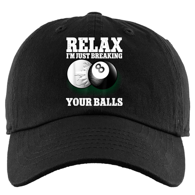 Relax I'm Just Breaking Your Balls 8 Ball Billiard Kids Cap | Artistshot