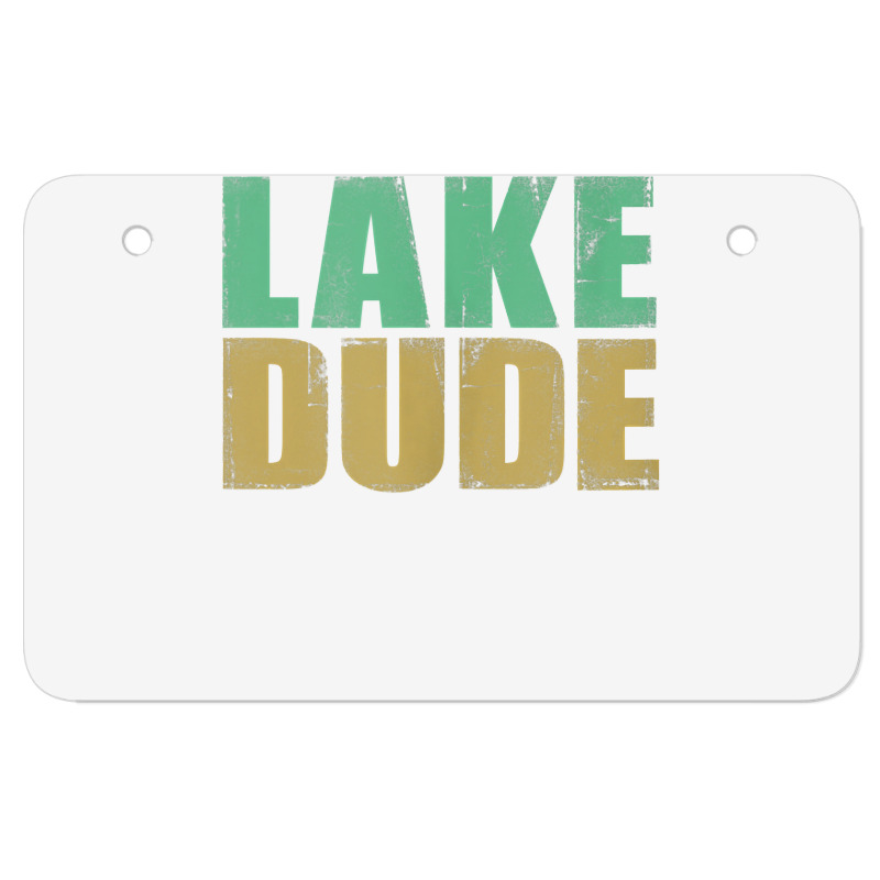 Mens Retro Lake Dude Boating Fun Lake Life Lake Bum Summer Fun Tank To ...