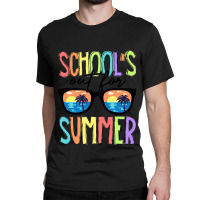 Last Day Of School Schools Out For Summer Teacher Vintage Classic T-shirt | Artistshot