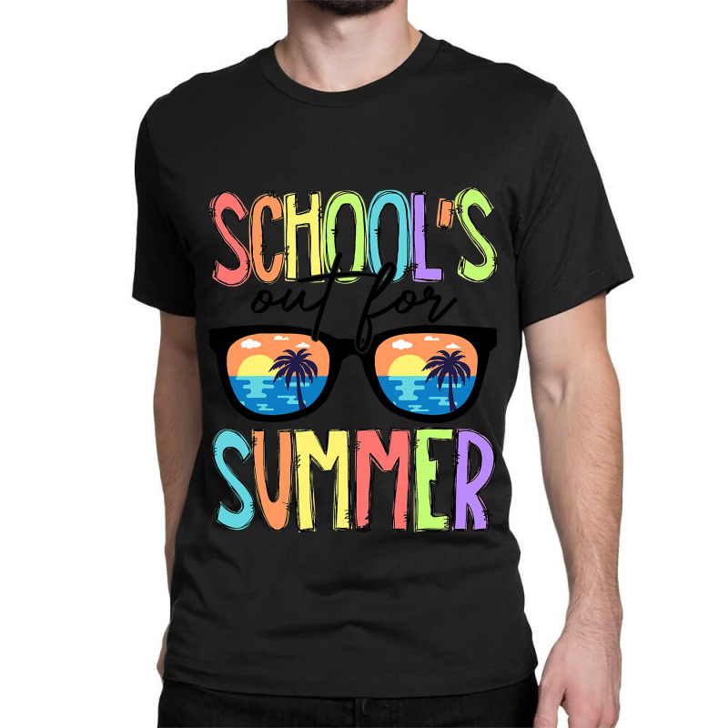 Last Day Of School Schools Out For Summer Teacher Vintage Classic T-shirt by nhan0105 | Artistshot