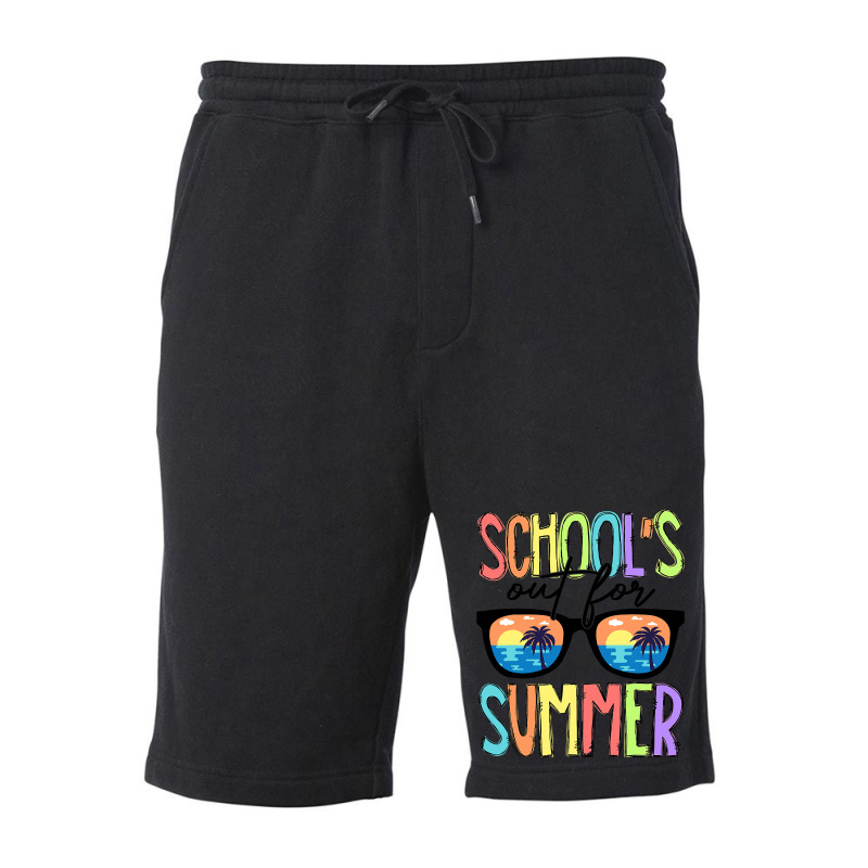 Last Day Of School Schools Out For Summer Teacher Vintage Fleece Short by nhan0105 | Artistshot