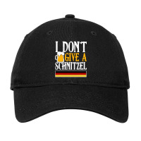 I Don't Give A Schnitzel German Beer Wurst Funny Oktoberfest Adjustable Cap | Artistshot