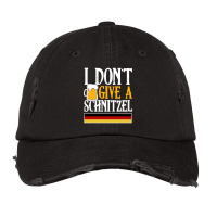 I Don't Give A Schnitzel German Beer Wurst Funny Oktoberfest Vintage Cap | Artistshot