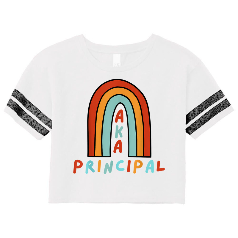 Funny Principals Cute Rainbow Aka Principal T Shirt Scorecard Crop Tee by cucciailleveretcq | Artistshot