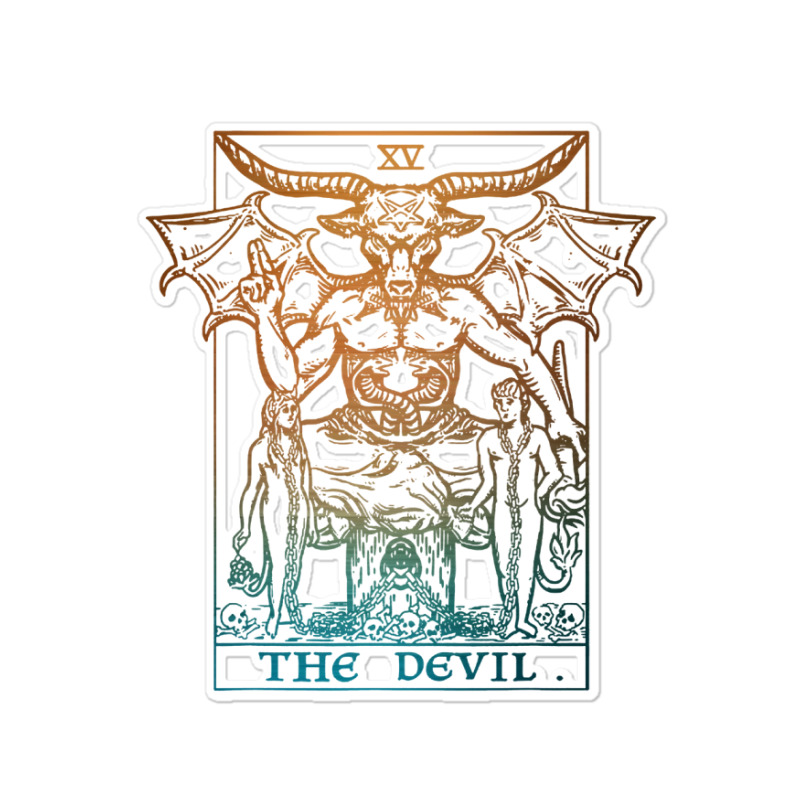 The Devil Tarot Card Baphomet Hoodie Gothic Halloween Hoodies