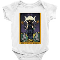 The Goddess Hecate Tarot Card Triple Moon Wiccan Pagan Witch Baby Bodysuit | Artistshot