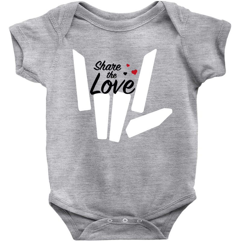 Share The Love Baby Bodysuit | Artistshot