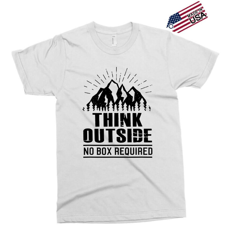 Think Outside No Box Exclusive T-shirt | Artistshot