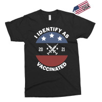 I Identify As Vaccinated American Us Flag Vintage Exclusive T-shirt | Artistshot