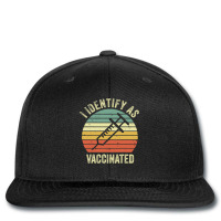 I Identify As Vaccinated Printed Hat | Artistshot