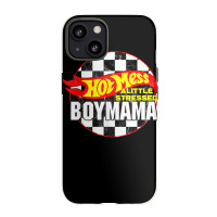 Hot Mess Little Stressed Boy Mama Racing Cars T Shirt Iphone 13 Case | Artistshot