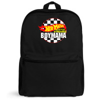 Hot Mess Little Stressed Boy Mama Racing Cars T Shirt Backpack | Artistshot