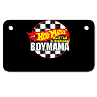 Hot Mess Little Stressed Boy Mama Racing Cars T Shirt Motorcycle License Plate | Artistshot