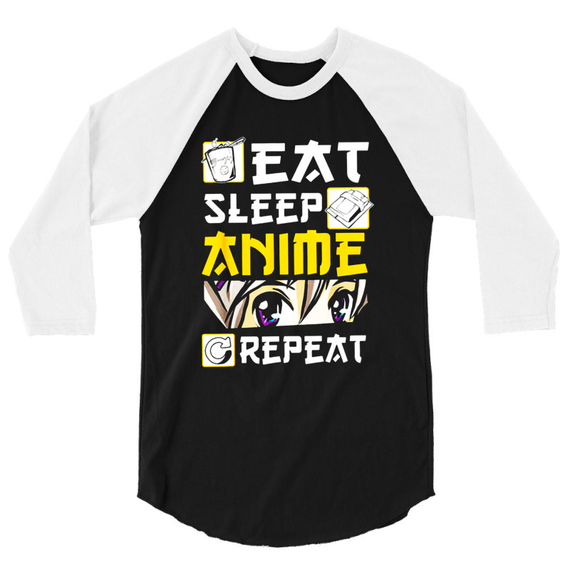 Eat Japan Tee Funny Black Sleep 3/4 Sleeve Shirt | Artistshot