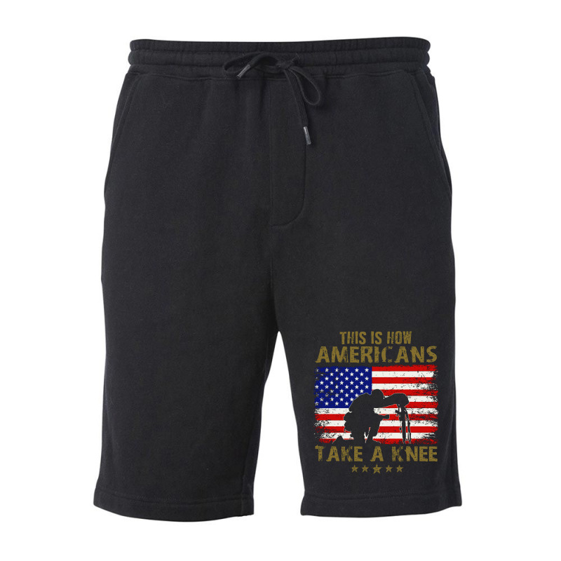 Americans Veteran Fleece Short by Vishaka | Artistshot