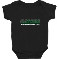 Pine Manor  Gators Baby Bodysuit | Artistshot