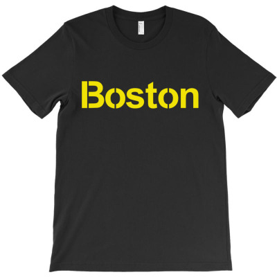 Retro Yellow Boston1 T-shirt Designed By Rame Halili