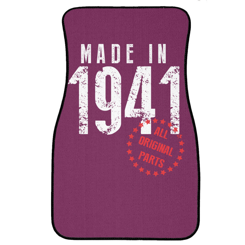 Made In 1941 All Original Parts Front Car Mat | Artistshot