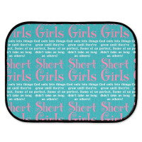 Short Girls God Only Lets Things Grow Up Rear Car Mat | Artistshot