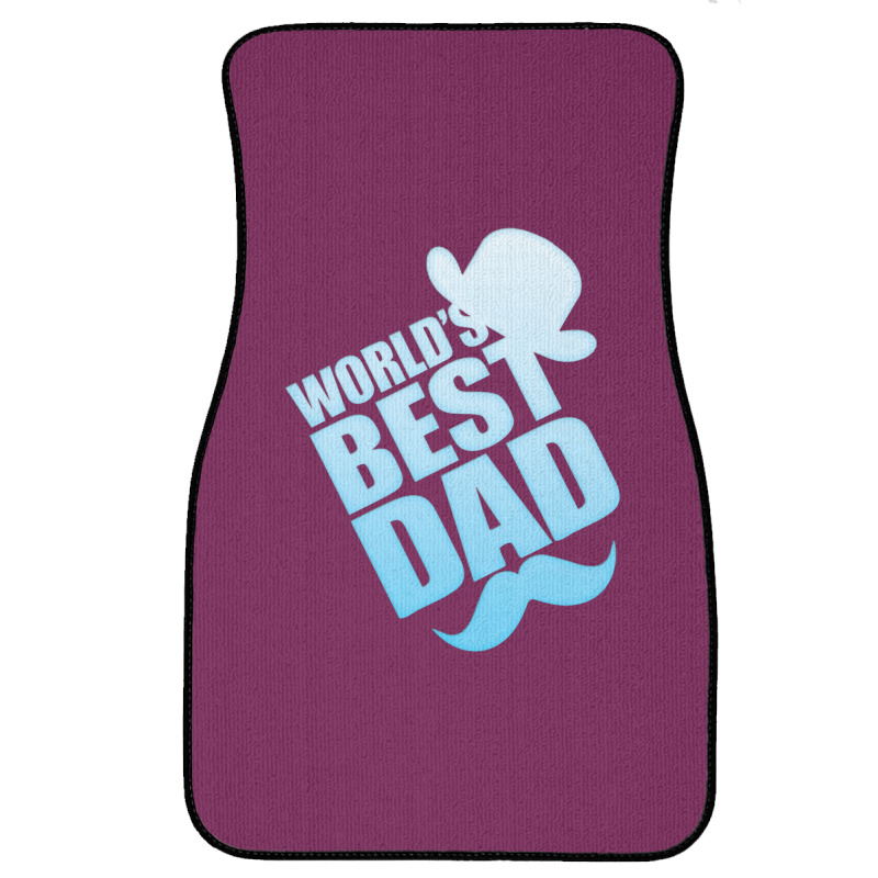 World's Best Dad Ever Front Car Mat | Artistshot