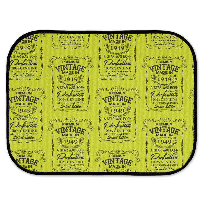 Vintage Made In 1949 Rear Car Mat | Artistshot