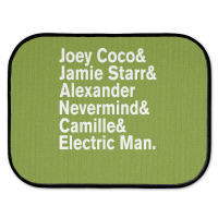 Prince Aliases Joey Coco & Jamie Starr Threads Rear Car Mat | Artistshot