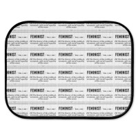 Feminist Noun Rear Car Mat | Artistshot