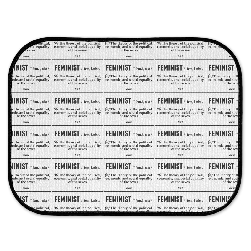 Feminist Noun Rear Car Mat | Artistshot