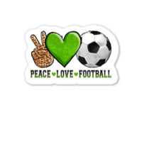 Peace Love Soccer Sticker | Artistshot