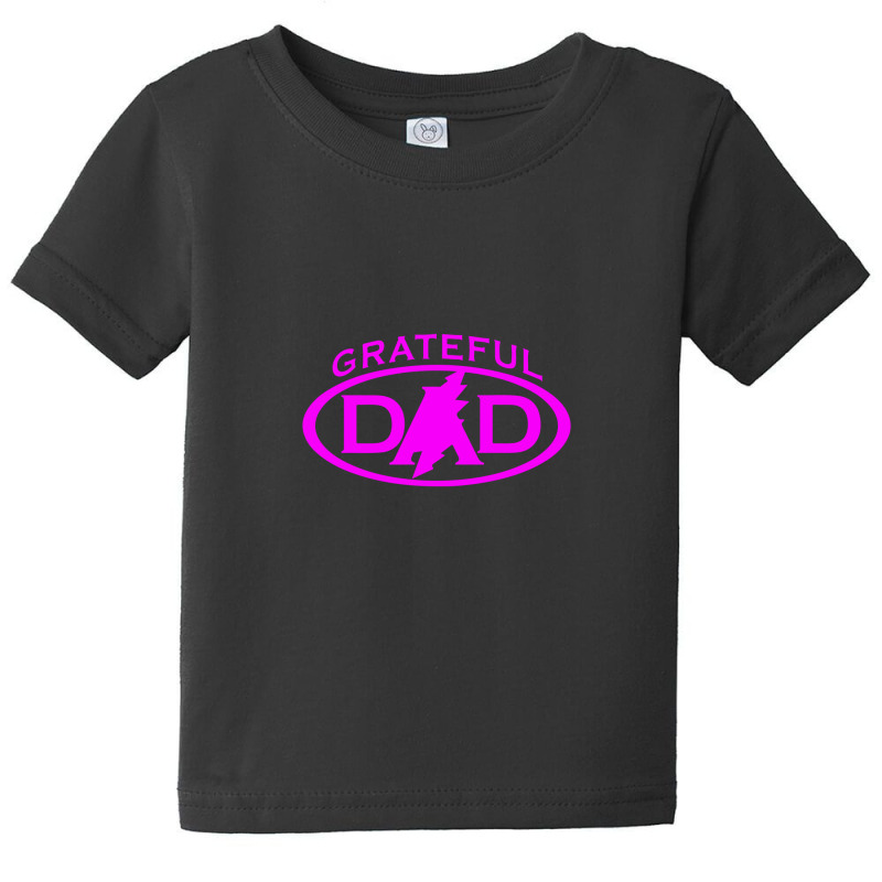 Grateful Funny Trend New Gifts Essensial Dead Grateful Dad Baby Tee | Artistshot