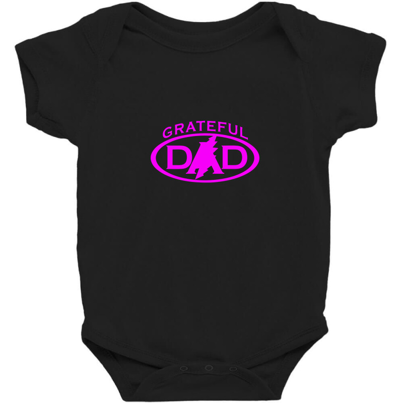 Grateful Funny Trend New Gifts Essensial Dead Grateful Dad Baby Bodysuit | Artistshot