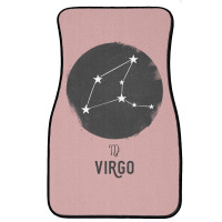 Minimal Virgo Zodiac Sign Front Car Mat | Artistshot