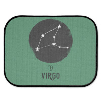 Minimal Virgo Zodiac Sign Rear Car Mat | Artistshot