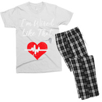 I'm Wired Like That Icd Surgery Cardiac Pacemaker T Shirt Men's T-shirt Pajama Set | Artistshot