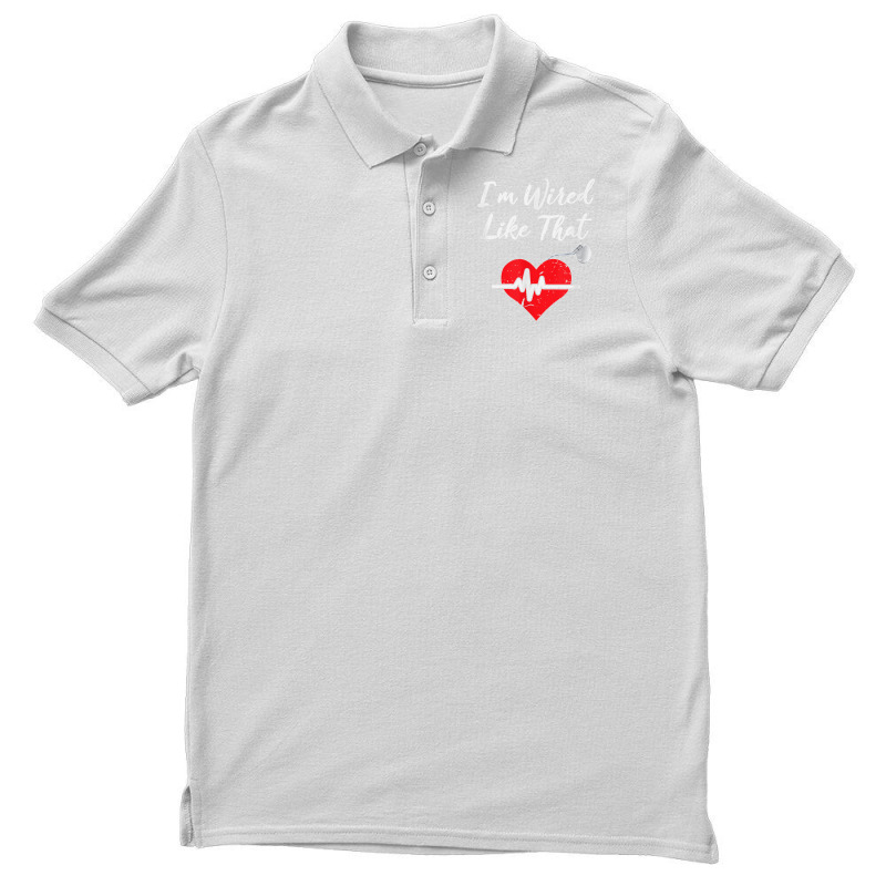 I'm Wired Like That Icd Surgery Cardiac Pacemaker T Shirt Men's Polo Shirt | Artistshot