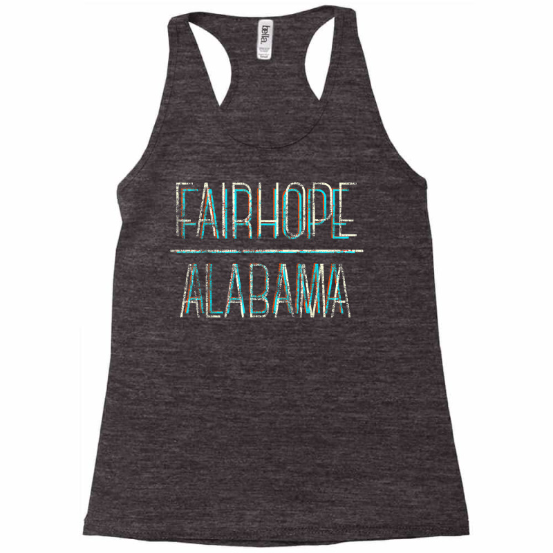 Vintage Retro Distressed Fairhope Alabama T Shirt Racerback Tank by paisleafuscaldo | Artistshot