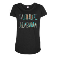 Vintage Retro Distressed Fairhope Alabama T Shirt Maternity Scoop Neck T-shirt | Artistshot