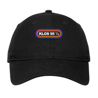 Rainbow Klos 95 5 Los Angeles 1980s Retro Radio Station Classic T Shir Adjustable Cap | Artistshot