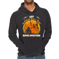 Alaskan Malamute Ride Shotgun Alaskan Malamute Dog Halloween T Shirt Vintage Hoodie | Artistshot