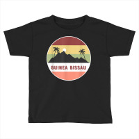 Guinea Bissau Mountain And Palms T Shirt Toddler T-shirt | Artistshot